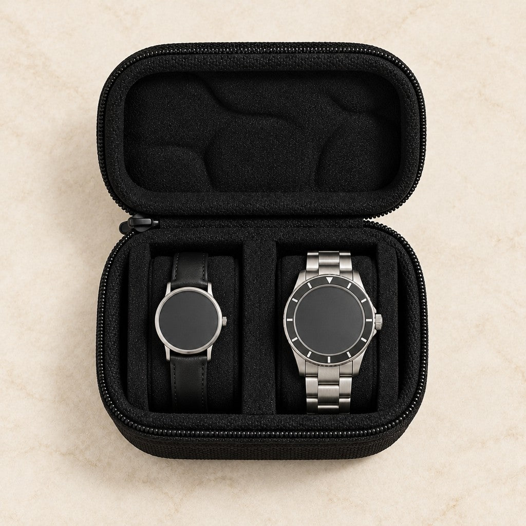 Each watch on a pillow