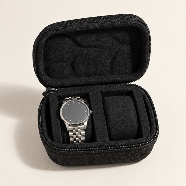 2-Slot EVA Hard Shell Watch Case