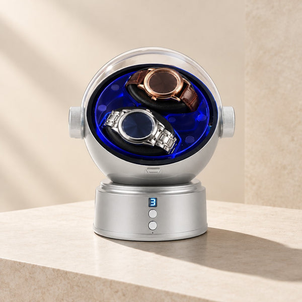 Astronaut Double Watch Winder - Rechargeable