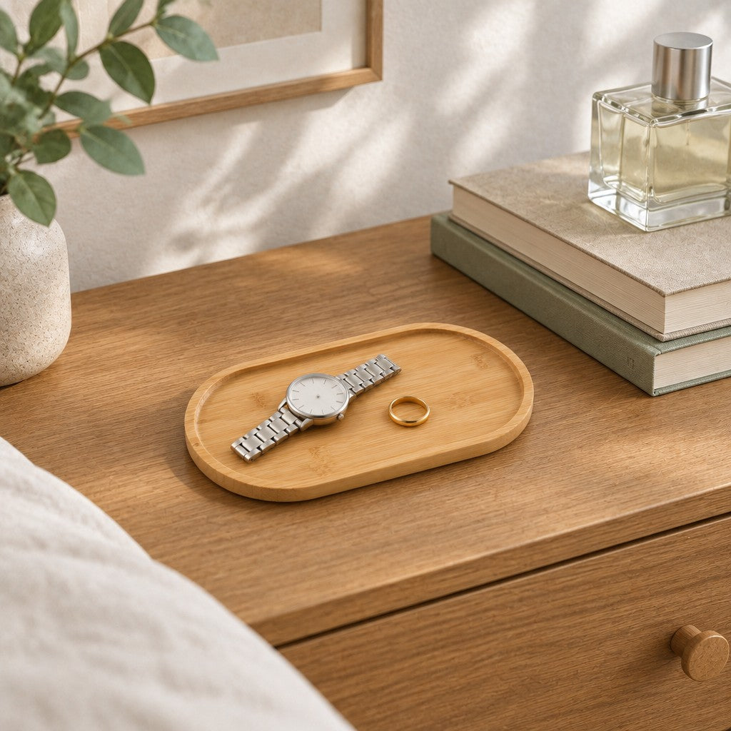 Light, natural bamboo