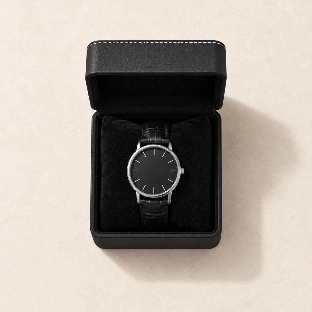 Opens like a jeweler's box