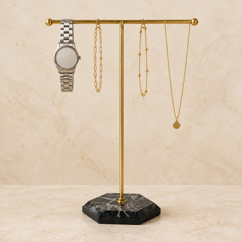 A slim line on the dresser