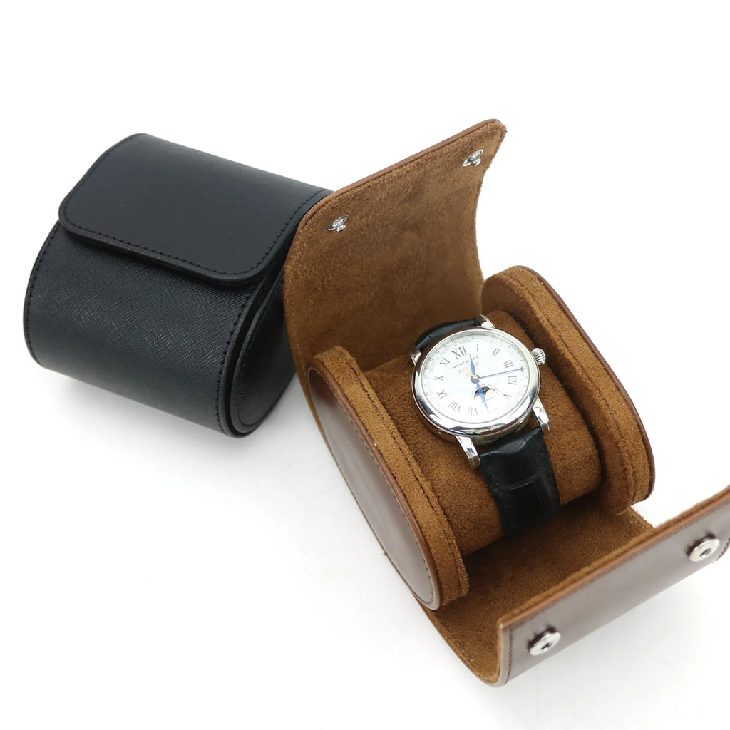 Personalized Single Watch Roll with Slide-Out Pillow