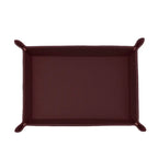 Personalized Pebbled Leather Valet Tray