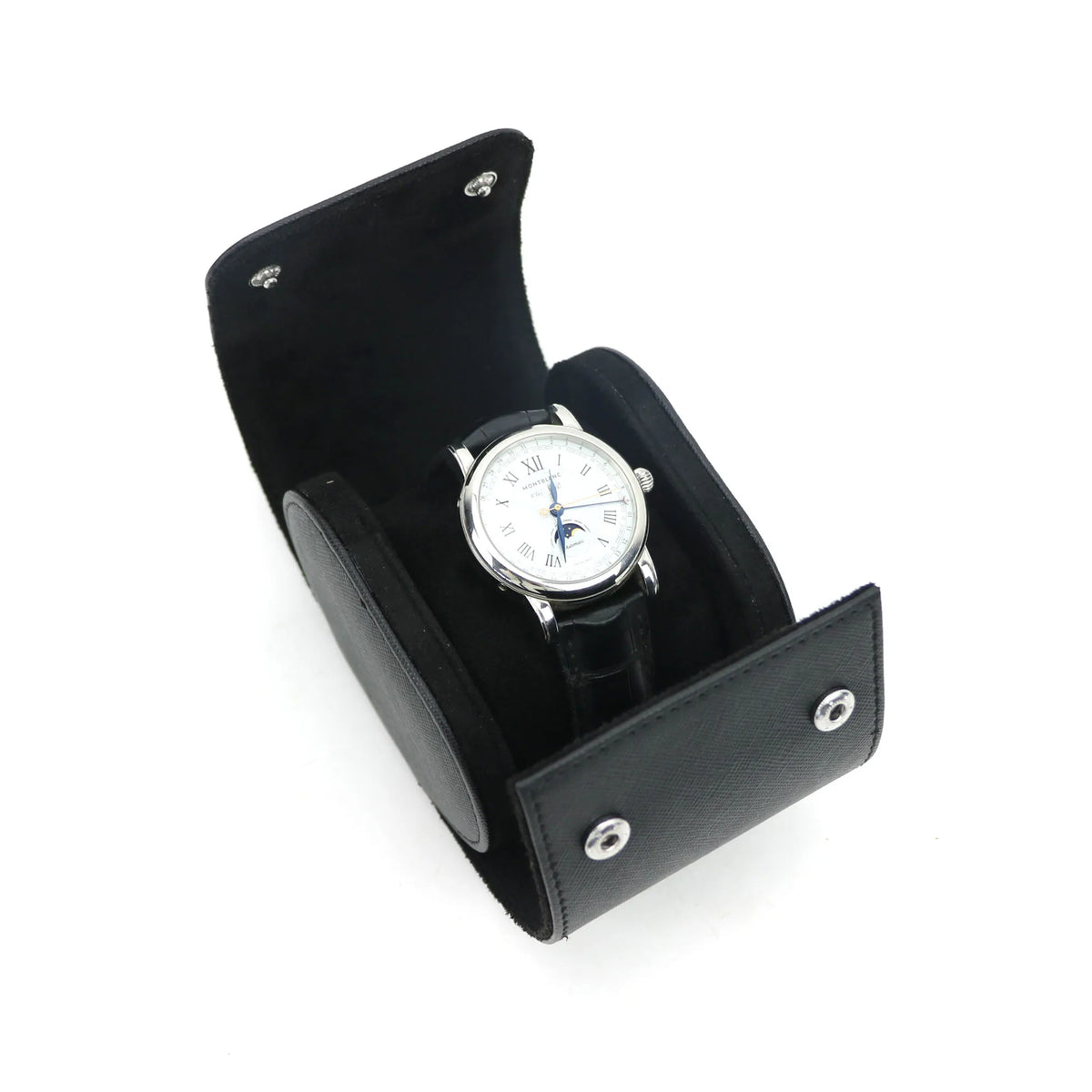 Personalized Single Watch Roll with Slide-Out Pillow