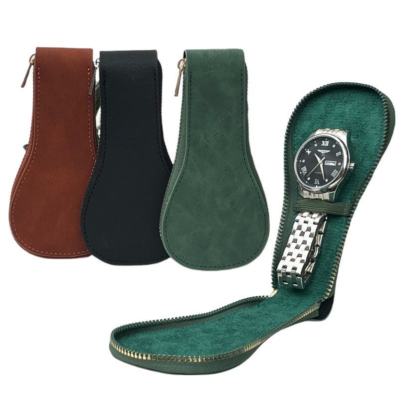 Zippered Single Watch Pouch