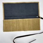 Waxed Canvas Watch Roll - 5 Pockets