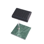 Marble Watch Stand with Croc-Texture Pillow