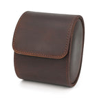 Genuine Leather Single Watch Travel Roll