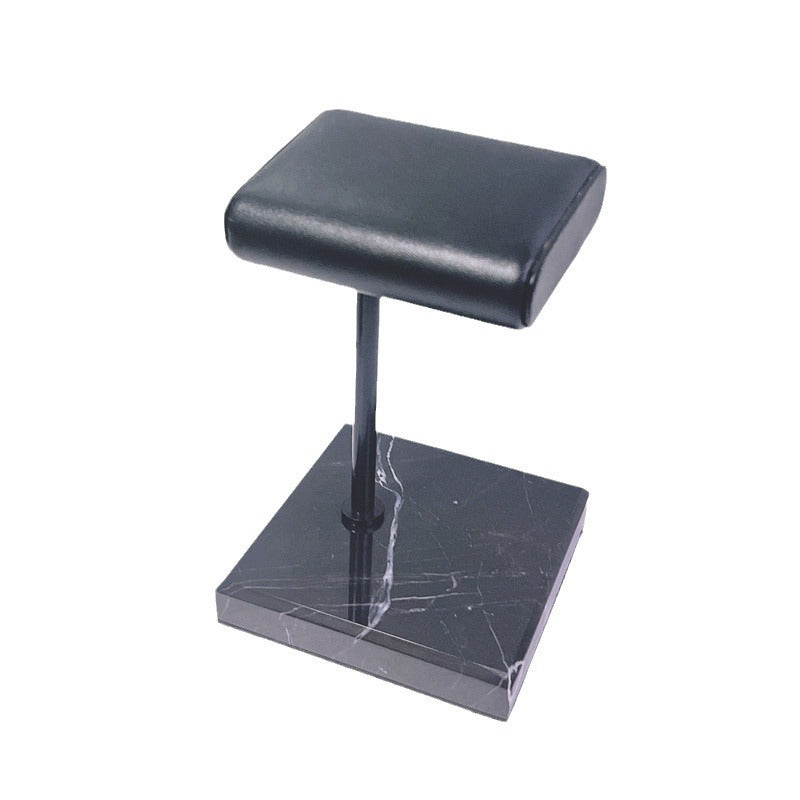 Marble Base Watch Stand with Leather Pillow