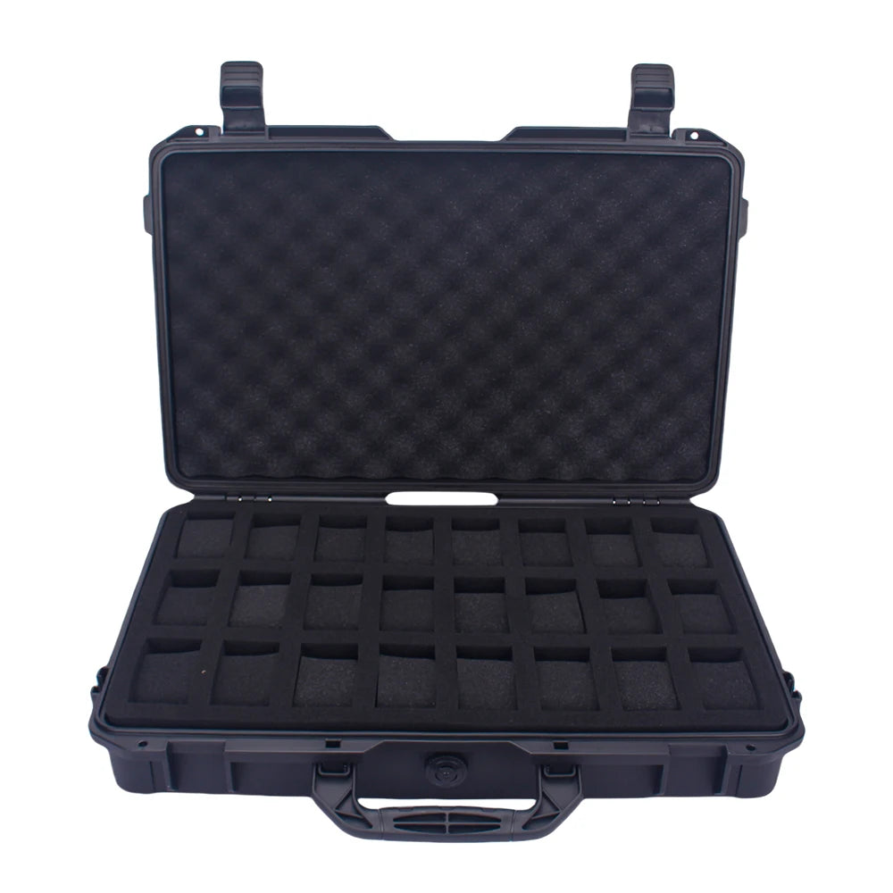 24-Slot Hard-Shell Watch Carry Case