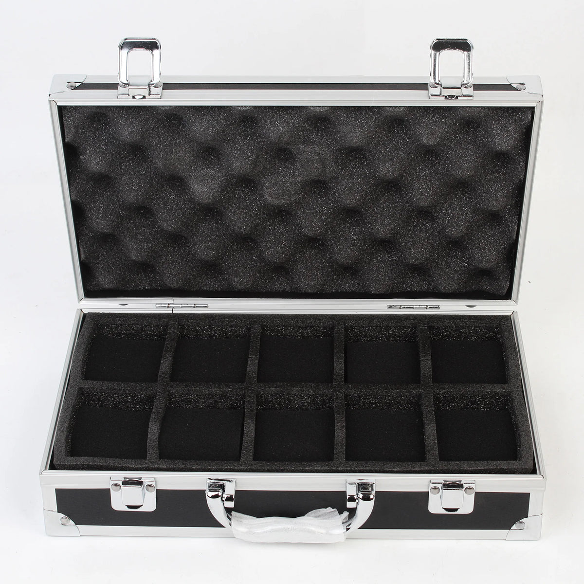 10-Slot Aluminum Watch Case