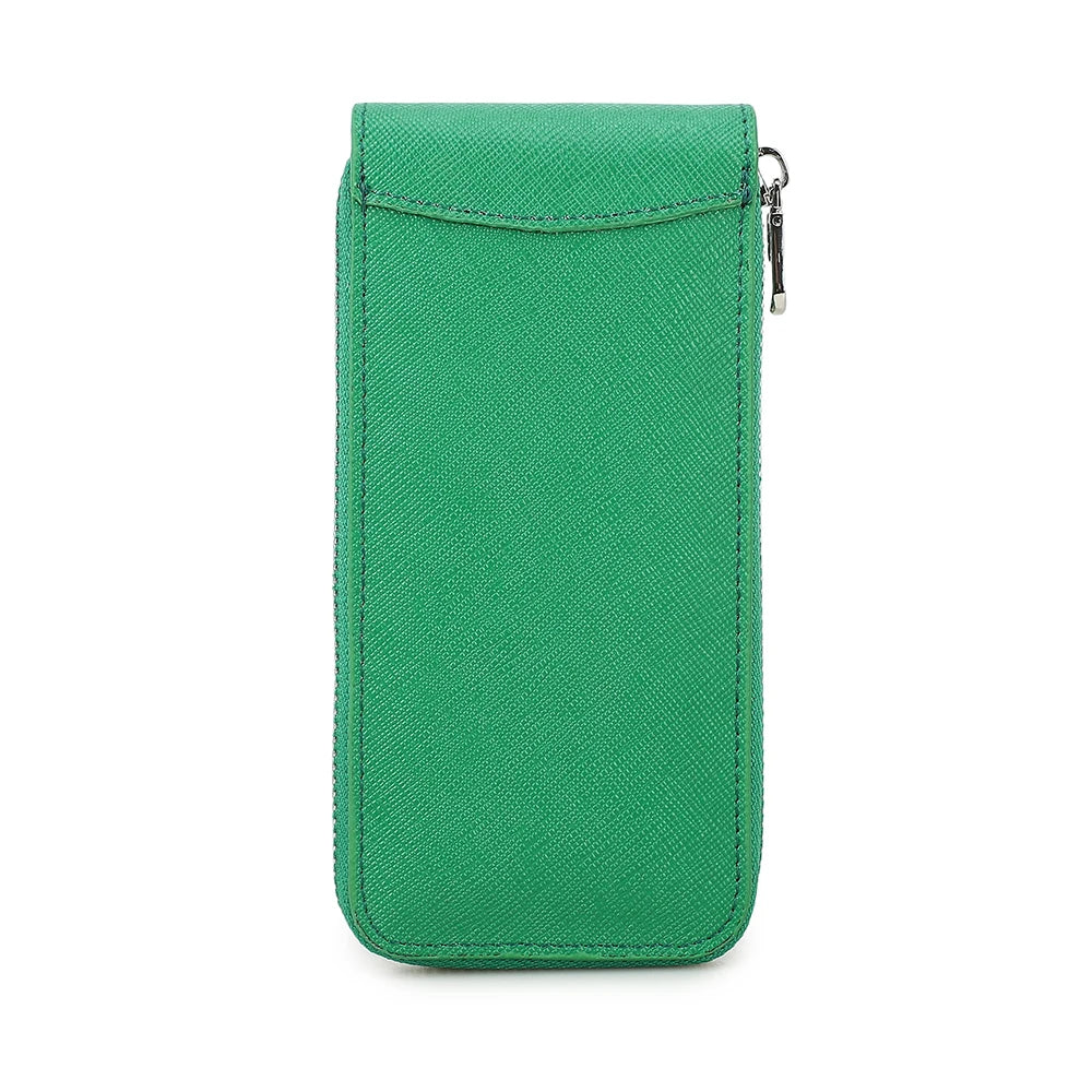 Saffiano Leather Single Watch Zip Case