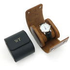 Personalized Single Watch Roll with Slide-Out Pillow