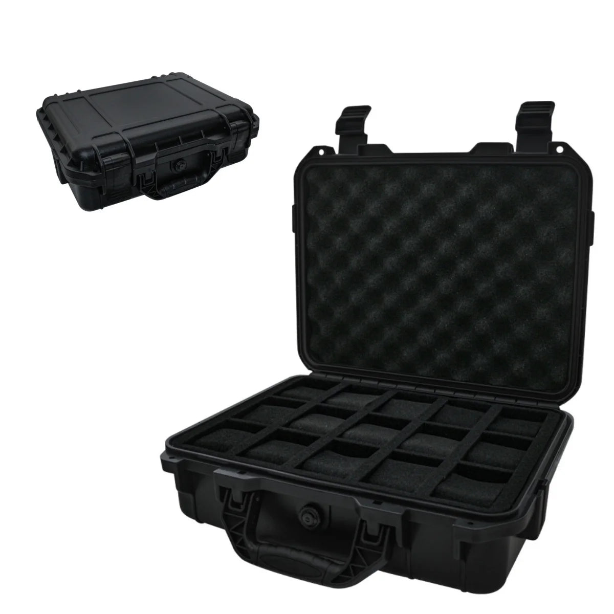 15-Slot Protective Hard Watch Case