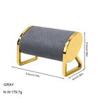 Gold-Tone Metal Watch Stand with Velvet Pillow