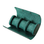 Leather Watch Roll with Contrast Stitching - 1, 2 or 3 Slots