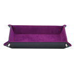 Foldable Valet Tray with Soft Suede-Touch Lining