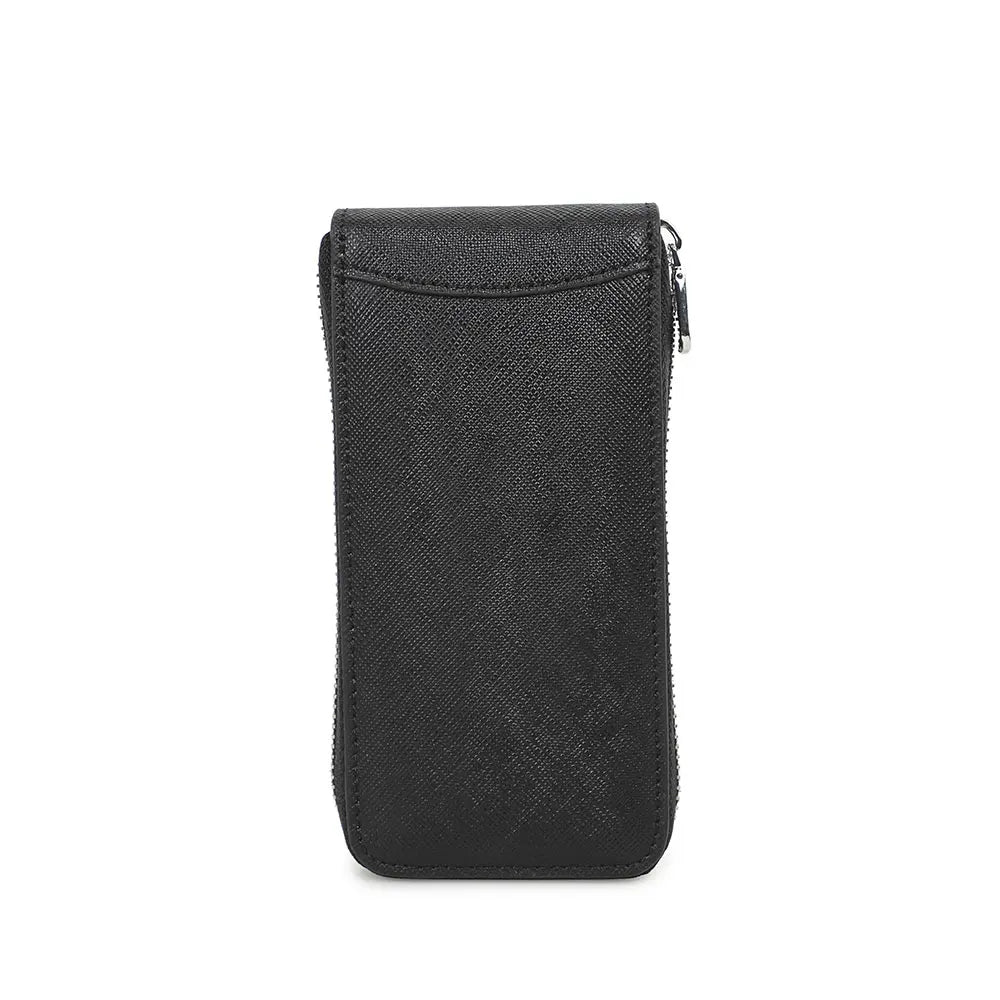 Saffiano Leather Single Watch Zip Case