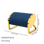 Gold-Tone Metal Watch Stand with Velvet Pillow