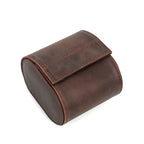 Crazy Horse Leather Watch Roll, 1 to 8 Slots