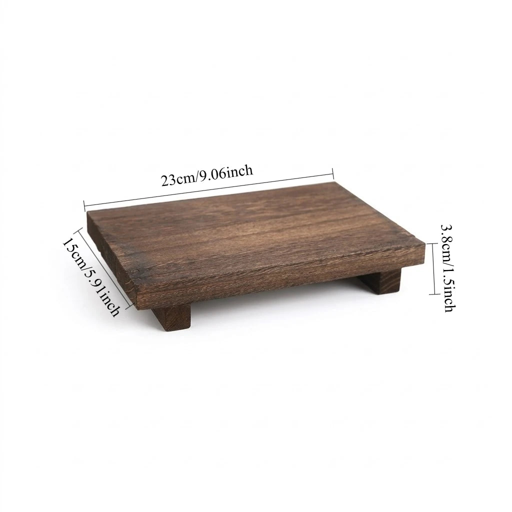 Rustic Wooden Valet Riser