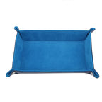 Foldable Valet Tray with Soft Suede-Touch Lining