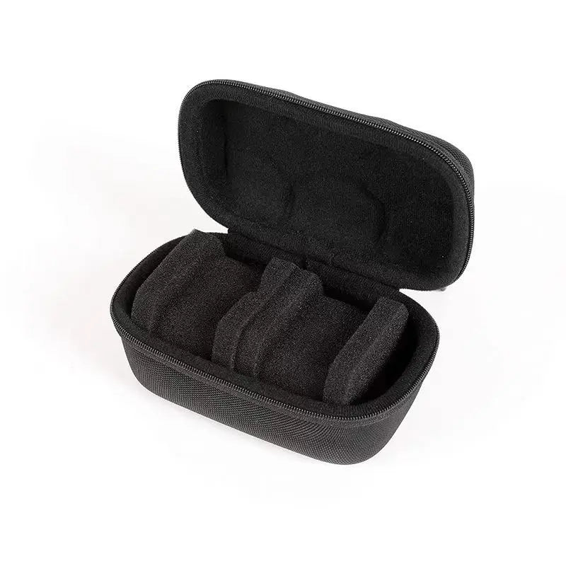 2-Slot Hard Shell Watch Travel Case with Microfiber Lining