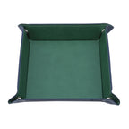 Collapsible Faux Leather Valet Tray
