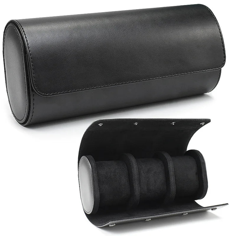3-Watch Travel Roll with Wrap-Over Flap