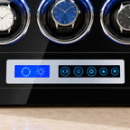 Touch-screen control panel of the winder