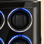 Close-up of a rotor pillow and its light ring