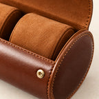 Close-up of the microsuede lining, a pillow and a snap stud