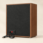 Back panel of the 4-watch winder cabinet with USB input and switches
