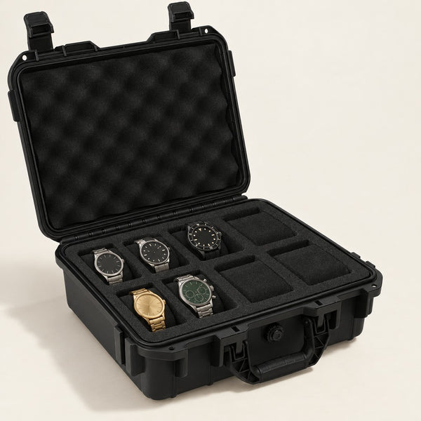 8-Slot Protective Hard Watch Case