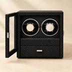 Front view of the double winder and drawer